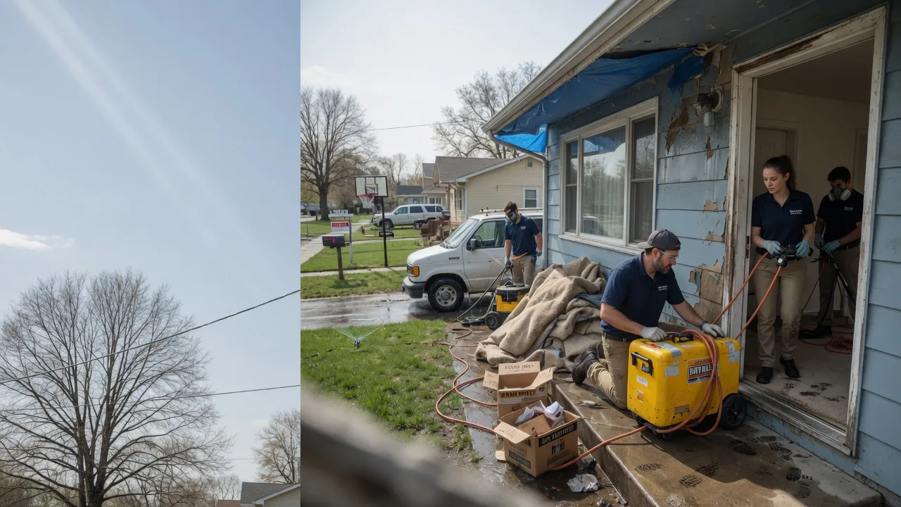 Basement Flood Cleanup in Holdenville, OK near me